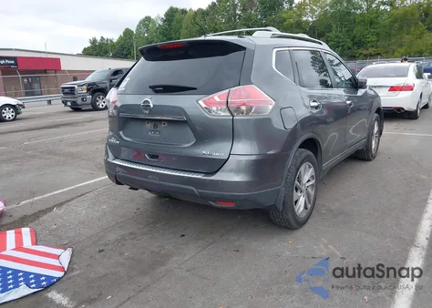 2015 Nissan Rogue Sl from USA, damaged, VIN 5N1AT2MV3FC802283